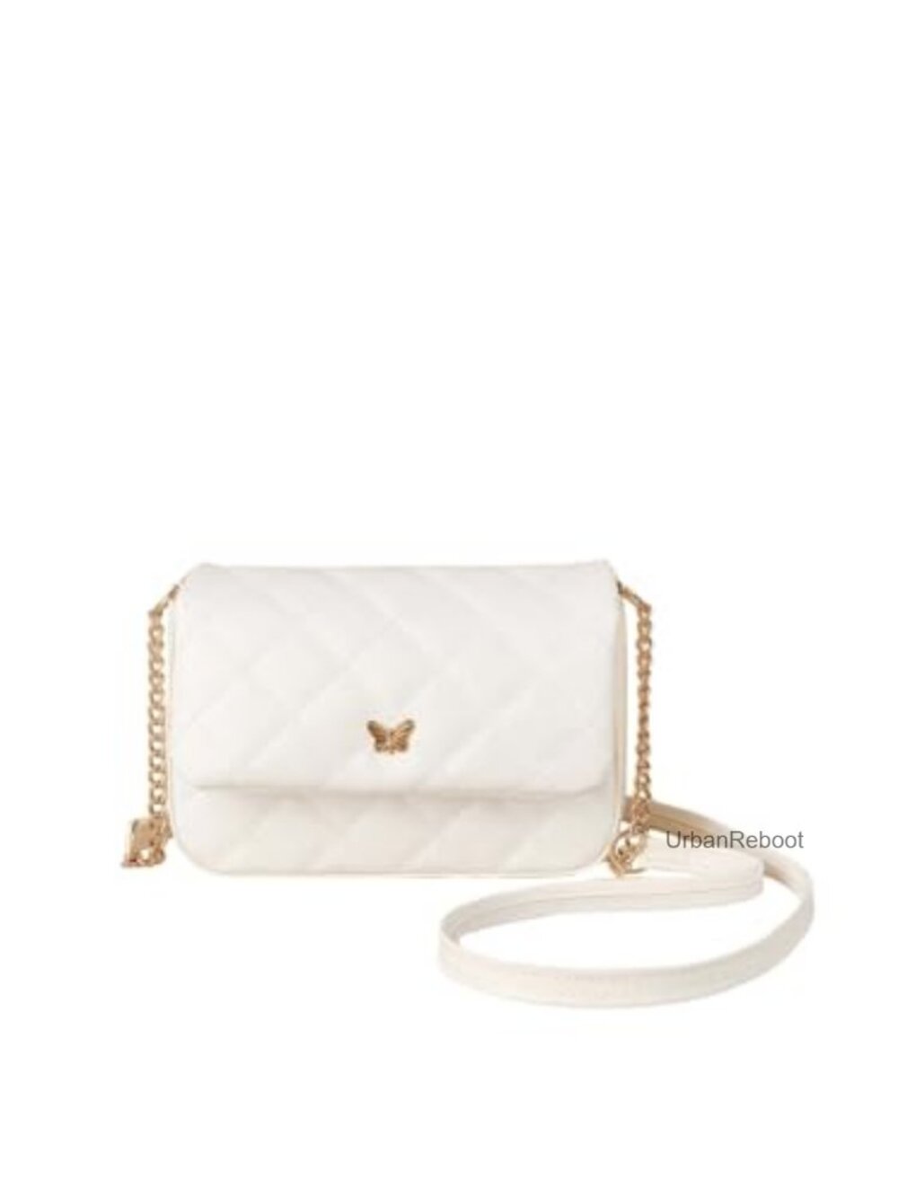 SweatyRocks Girls Mini Crossbody Bag PU Leather Quilted Chain Wallet Purse